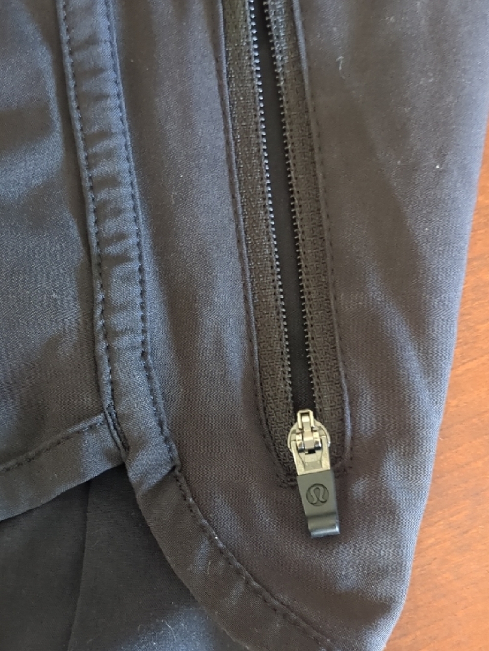 Lulu Running Shorts With Zip Pocket And Inner Liner - Picture 3 of 7